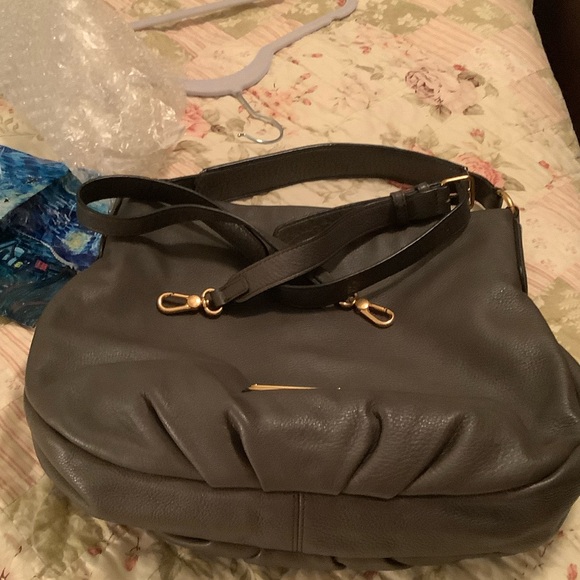 Marc By Marc Jacobs Charcoal Leather Hobo Bag - Picture 15 of 16